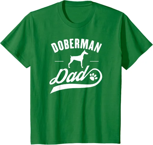 Miniatura 48 de Doberman Dad - Camiseta para amante del dueño del perro, Negro, S