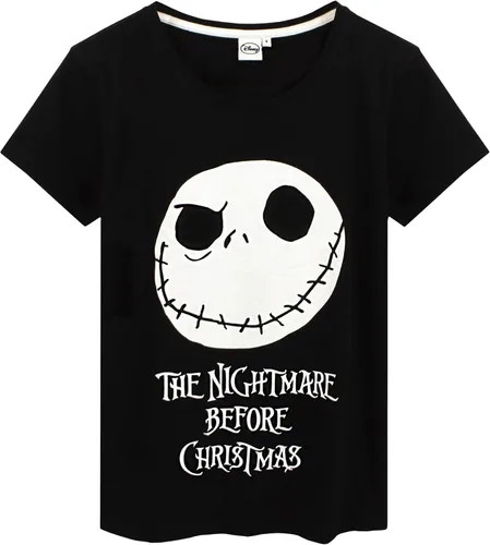 Miniatura 4 de Pijama de Nightmare Before Christmas para mujer pantalón Skellington PJ Negro