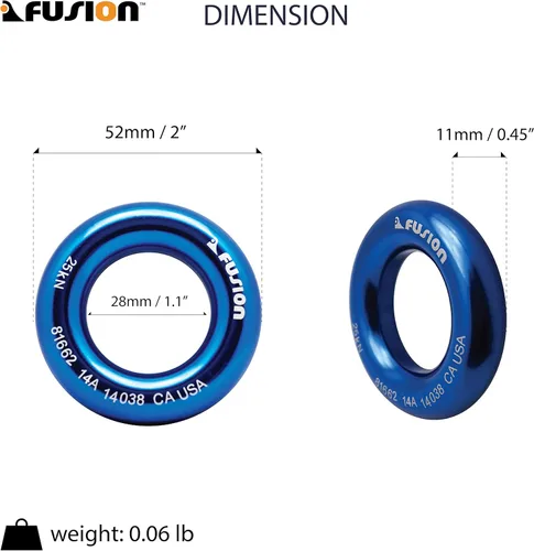 Miniatura 2 de Fusion Climb Junta tórica de aluminio pequeña 2