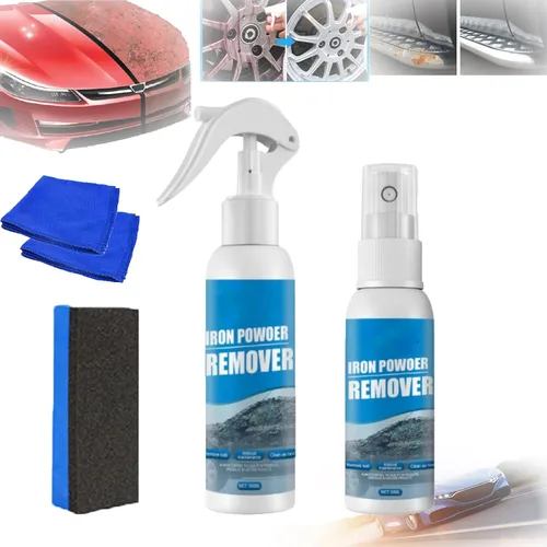 RJDJ Spray de eliminación de óxido para automóvil, limpiador de pintura de metal, removedor de óxido, limpiador multifuncional de hierro para