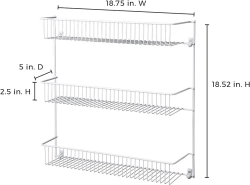 Miniatura 13 de Estantería de pared de 2 estantes ClosetMaid 8002, 12 pulgadas de ancho