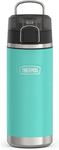 Miniatura 10 de THERMOS ICON Botella de agua aislada a prueba de fugas de 18 onzas con boquilla, mantiene las bebidas frías 16 horas, asa de transporte, apta