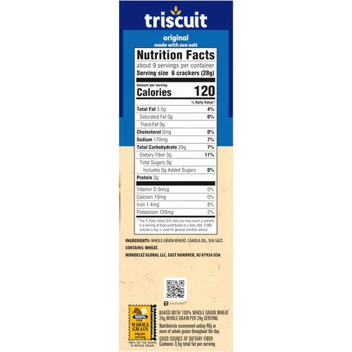 Miniatura 19 de Triscuit Galletas de trigo integrales originales de grano entero, cajas de 12 a 8.5 onzas