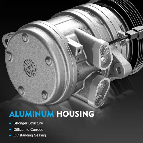 Miniatura 7 de Compresor de CA con embrague compatible con Toyota Corolla 2009-2010, Matrix 2009-2012, Scion xD 2008-2014 1.8L