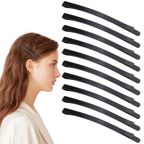 Miniatura 9 de 40 pinzas de metal de 2.44 pulgadas con diamantes de imitación negros, horquillas decorativas y brillantes para el cabello, accesorios