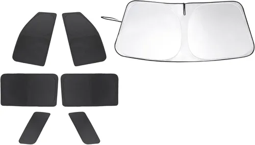 Miniatura 13 de TINGLU Parasoles para Ventanas para Mazda 3 2019-2026 Accesorios Coche Ventanas Laterales Completas Parabrisas Triangular Trasero Protector Solar
