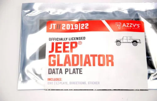 Miniatura 4 de Placa de datos Jeep® (Gladiator JT)