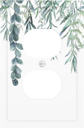 Miniatura 91 de Hojas de eucalipto, vegetación, flores de vid, sencillez, cubiertas decorativas de salida de 1 pandilla, placa de pared para interruptor de luz