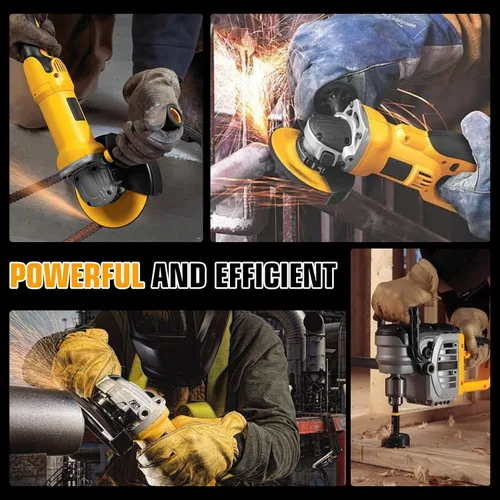 Miniatura 7 de Paquete de 2 baterías de alta capacidad de 12000 mAh y cargador DCB105 de repuesto para batería de iones de litio Dewalt 20V/60V MAX compatible