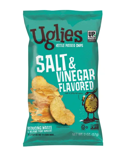 Miniatura 7 de UGLIES Patatas fritas cocidas en hervidor de agua, aperitivos sin gluten, patatas fritas Kosher, aperitivos sin OMG para niños u oficina, aperitivos