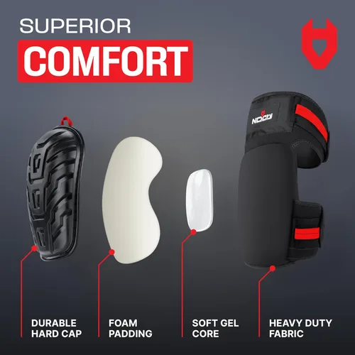 Miniatura 3 de NoCry Rodilleras profesionales para trabajo para hombres — Tirantes ajustables para muslo y espinilla, carcasa resistente y acolchado grueso