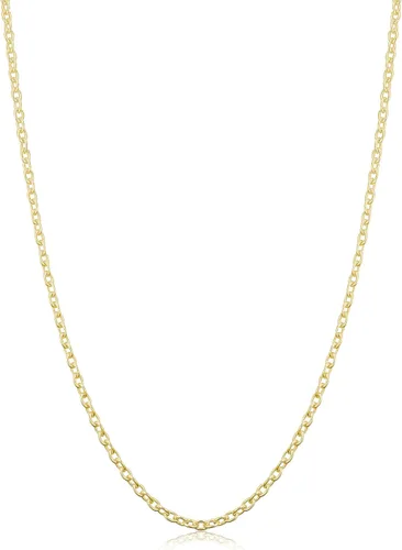 Miniatura 19 de Kooljewelry Collar de plata de ley u oro amarillo sobre plata de ley para mujer (0.047 in, 0.063 in o 0.083 in)
