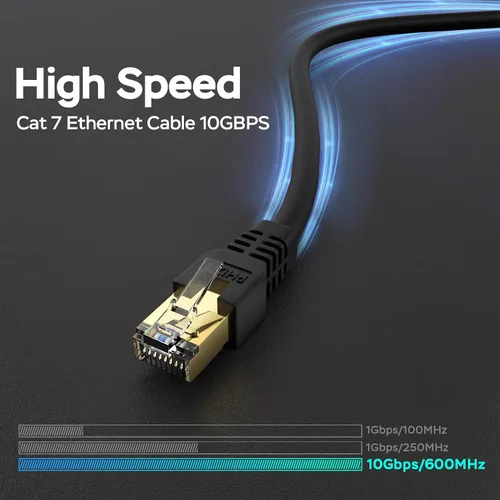 Miniatura 2 de Cable Ethernet Cat7 de 50 pies, Cat7 3 pies, 15 pies, 25 pies, 50 pies, 100 pies, 125 pies, 150 pies, 175 pies, 200 pies, 225 pies, 300 pies, 330