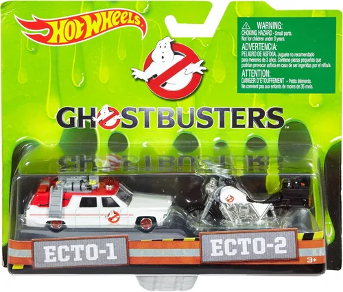 Miniatura 3 de Hot Wheels Ghostbusters - Figura fundida a presión a escala 1:64 (paquete de 2)