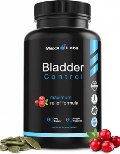 Miniatura 7 de Suplementos avanzados para el control de la vejiga para mujeres y hombres - Apoya la salud del tracto urinario - Ayuda con la vejiga hiperactiva e