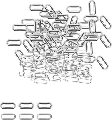 Miniatura 16 de Trimming Shop Ojales ovalados con arandelas, ojales duraderos de latón a prueba de óxido para manualidades de cuero, bolsos, ropa, cinturones, Bronce