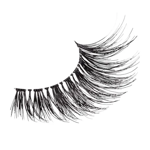 Miniatura 8 de i-ENVY - 5 pares de pestañas postizas tan Wispy, cabello 100% humano de alta calidad, pestañas esponjosas con volumen y rizo, aspecto natural