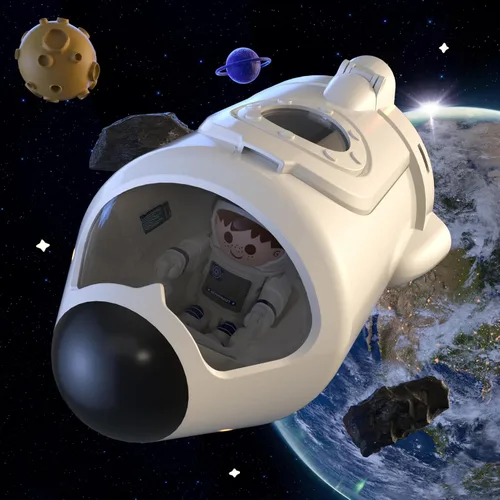 Miniatura 5 de Transbordador espacial, cohete de juguete para niños de 3, 4, 5, 6, 7, 8 y 9 años, juguetes educativos 5 en 1 de ciencia STEM aeroespacial con 2