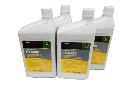 Miniatura 11 de John Deere Aceite para equipo original, Hy-Gard 32 oz. Aceite de transmisión e hidráulico n.° TY22035