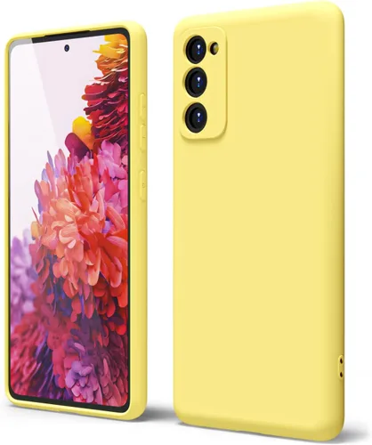 Miniatura 165 de oakxco Funda para teléfono Samsung Galaxy S21 Ultra con agarre de silicona líquida, bonita funda delgada y delgada de goma suave de TPU lisa