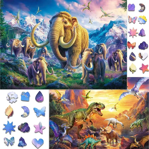 Miniatura 6 de Rompecabezas de 1000 piezas para adultos - Pack de 2 rompecabezas de tortuga marina y escena de playa, rompecabezas para adultos, tema relajante
