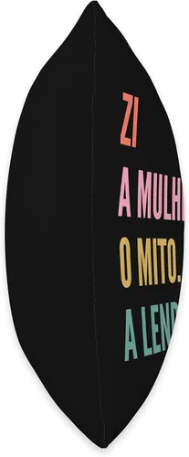 Miniatura 2 de Designs De Nomes Engraçados Para Mulher Divertida almohada portuguesa con diseño de primer nombre, 16 x 16 pulgadas, multicolor