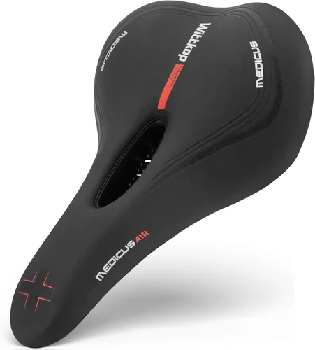 Miniatura 8 de Wittkop Asiento de bicicleta I para hombres y mujeres, impermeable, con innovador asiento de bicicleta de 5 zonas Concept I para BMX, MTB y carretera