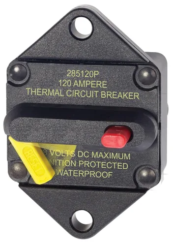 Miniatura 11 de Blue Sea Systems - Disyuntor 7035 Serie 187, montaje en panel, 25 A