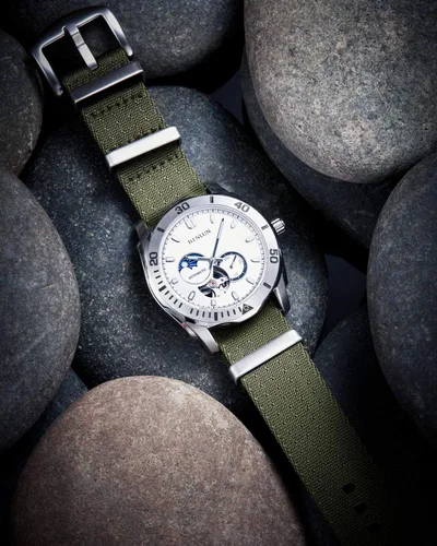 Miniatura 4 de Correas de reloj de repuesto de nailon balístico de alta calidad de NATO G10, con hebilla de acero inoxidable, para hombres y mujeres, 0.709