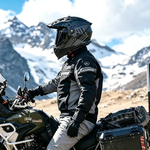 Miniatura 3 de VCOROS Adventure - Casco de motocicleta todoterreno VS-908 para ATV, bicicleta de tierra y motocross, de cara completa para adultos, aprobado por DOT