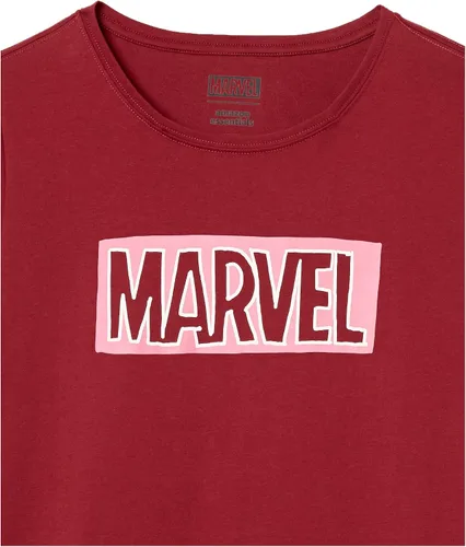 Miniatura 2 de Tienda Essentials Disney Marvel Star Wars Camisetas de manga corta con cuello redondo para mujer, paquete de 2
