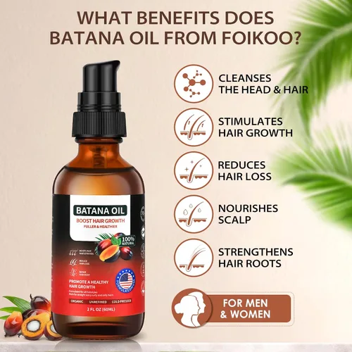 Miniatura 2 de Aceite de Batana en aerosol para el crecimiento del cabello, 100% natural y puro aceite de batana crudo orgánico Dr. Sebi de Honduras, aceite