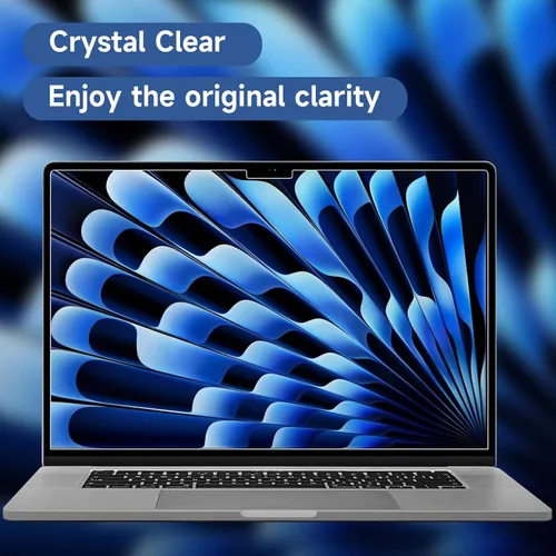 Miniatura 5 de Paquete de 2 protectores de pantalla compatibles con MacBook Air de 15 pulgadas (M2, M3, M4), película antirreflejos mate antiarañazos para Mac Air