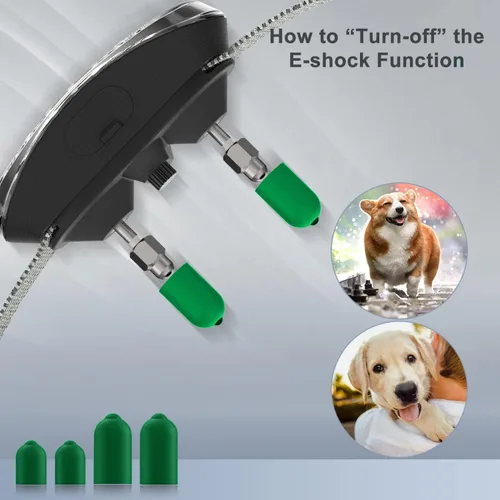 Miniatura 5 de Collar de perro antiladridos automático inteligente resistente al agua recargable Terminador de ladridos (collar de ladrido negro)