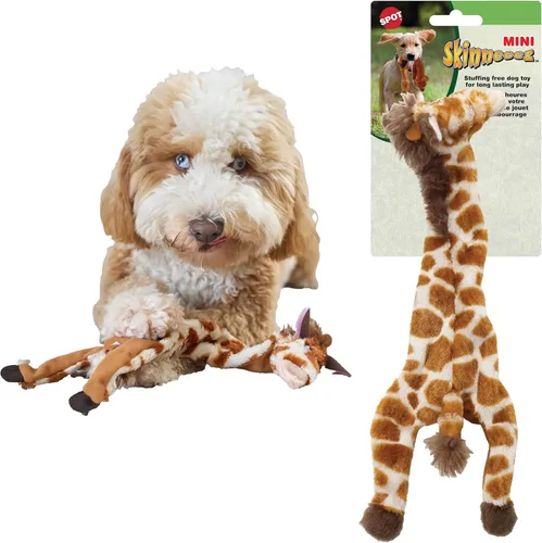 Miniatura 18 de SPOT Skinneeez - Juguete para perros sin relleno con chirriador para todos los perros. Juguete de tira y afloja para razas pequeñas y grandes. 23