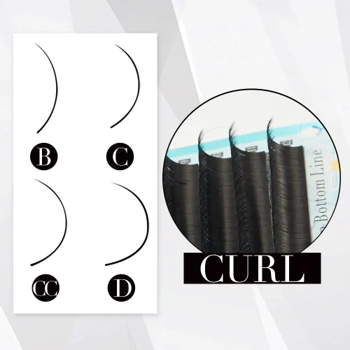 Miniatura 7 de Extensiones de pestañas individuales sedosas mate, suaves y naturales, pestañas de visón falso, rizo D, 0.003 in de grosor, 100% hechas a mano D Curl