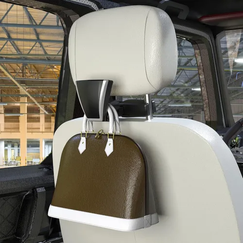 Miniatura 6 de Colgador multifuncional para reposacabezas y asiento trasero de automóvil, para traje y chaqueta