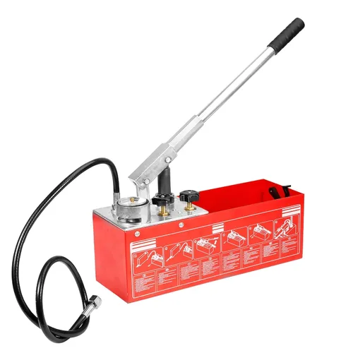 BEAMNOVA Bomba de prueba hidrostática Kit de probador de presión de fugas de tubería de agua manual hidráulica de 3.17 galones con tanque de calibre