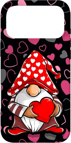 Miniatura 22 de Cute Gnome Valentine Heart Pattern Cozy Love Design Case for iPhone 17