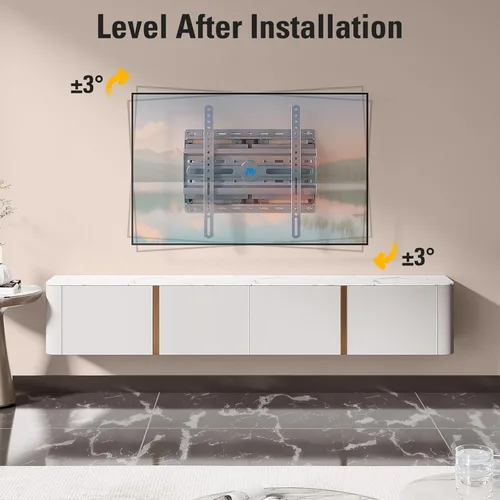 Miniatura 5 de Mounting Dream Soporte de pared para TV para televisores de 32 a 65 pulgadas, Montura con giro y inclinación, soporte de movimiento completo