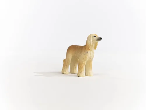Miniatura 6 de Schleich Farm World, animales de juguete para perros lindos y realistas para niños y niñas, figura de perro sabueso afgano, a partir de 3 años