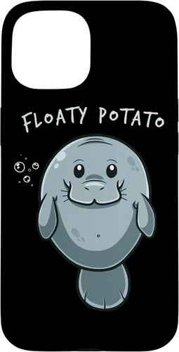 Miniatura 6 de iPhone 11 Floaty Potato Manatí Chubby Sirena Sea Vaca Animal Estuche de Regalo