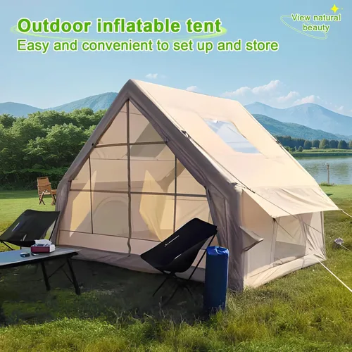 Miniatura 6 de Tiendas de campaña inflables para camping, tienda de campaña inflable grande, tienda de campaña para 1-6 personas, fácil instalación, tienda