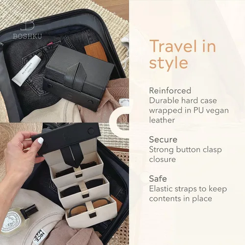 Miniatura 7 de Sunglasses Organizer Case Men Women EyeGlass Holder Storage Travel Case
