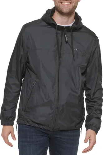 Miniatura 5 de Calvin Klein Abrigo de forro polar con capucha, chaqueta de plumón para hombre