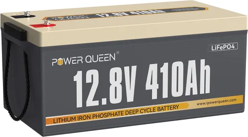 Miniatura 11 de Power Queen Batería LiFePO4 de 12 V 100 Ah, batería de litio del grupo 24, batería de más de 15000 ciclos profundos para caravana con protección BMS
