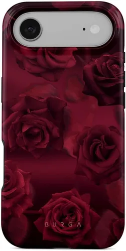 Miniatura 44 de BURGA-Funda p/teléfono compatible c/iPhone 14 Plus, carcasa rígida híbrida de 2 capas + Funda protectora de silicona, almendras latte a lunares