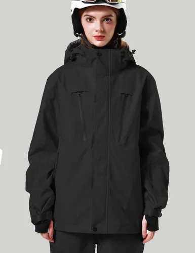 Miniatura 6 de PHIBEE Chaqueta de esquí transpirable impermeable para mujer