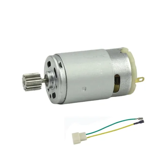 CHANCS RS390 Motor eléctrico DC 6V 14000RPM 12 engranajes motor para coche de juguete accesorio de tres ruedas motocicleta cochecito con reemplazo 1