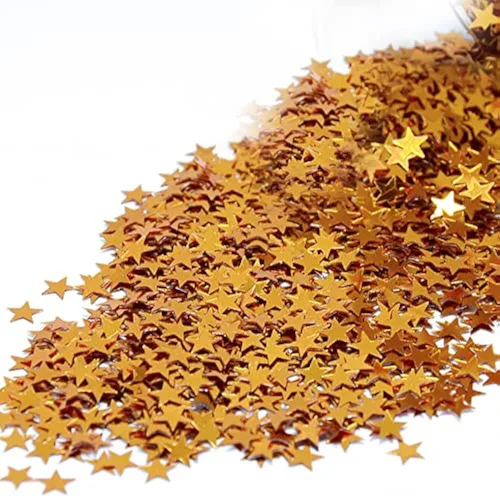 Miniatura 22 de Confetti Star 1/4" Negro - Paquete al por menor #8513 QS0